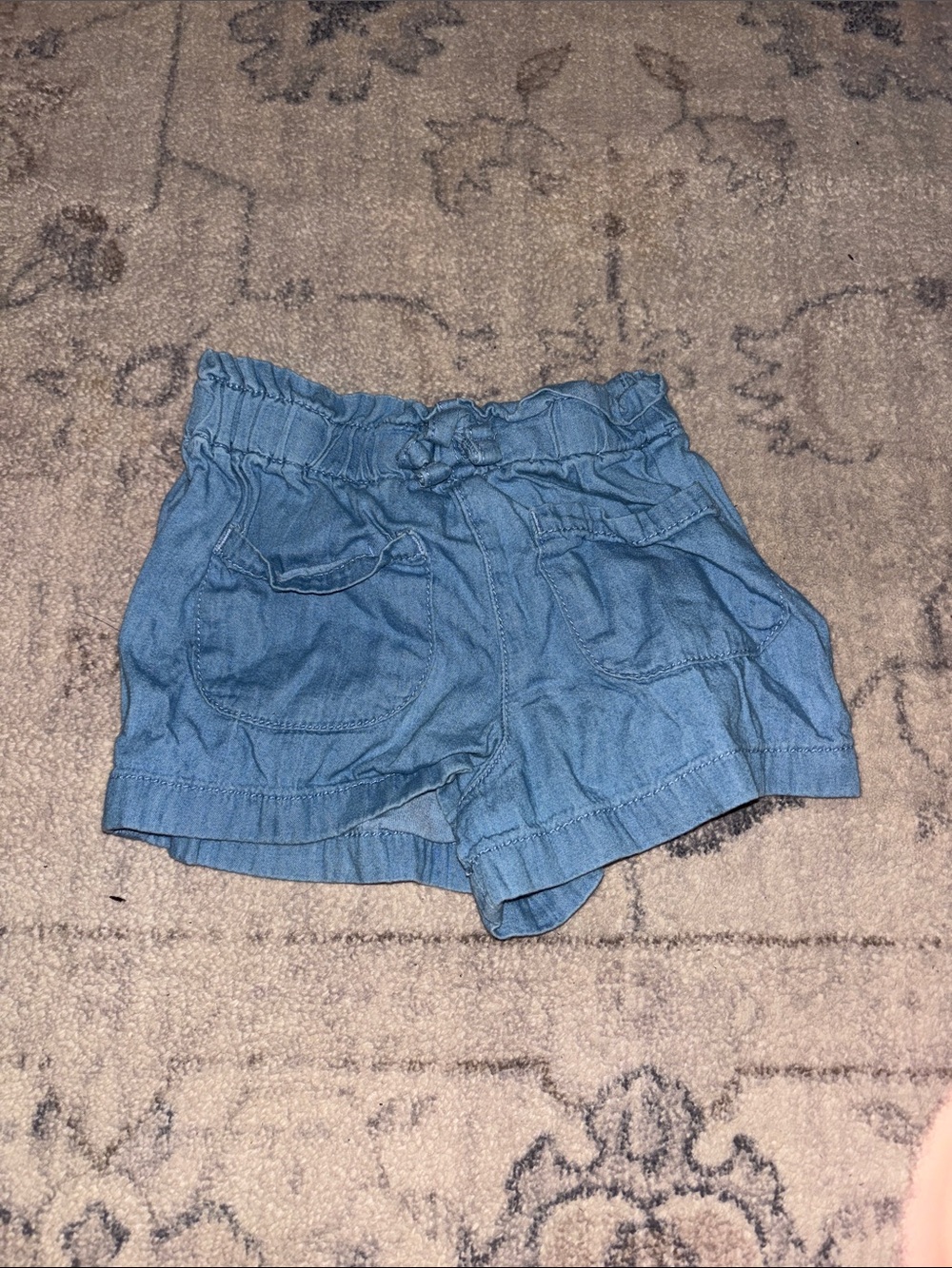 Garanimals Light Blue Paperbag Waist Toddler Shorts